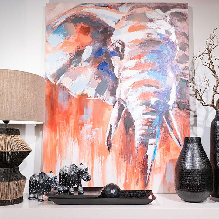Tablou SALENA ELEPHANT 90 x 120 CM