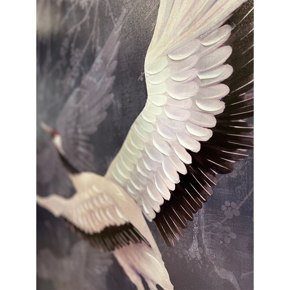 Tablou GOLENT CRANE 83 CM
