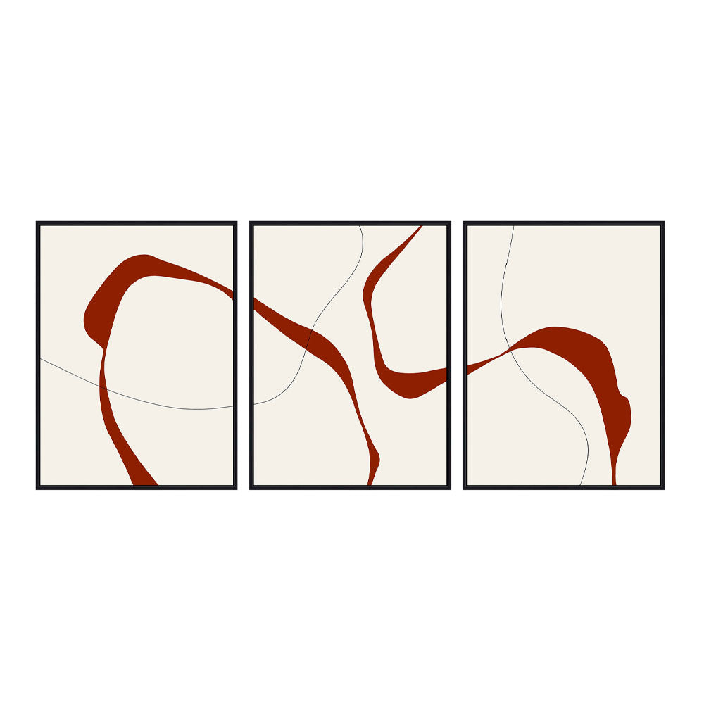 Set tablouri LINDHOLM, 80 × 180 × 4 cm