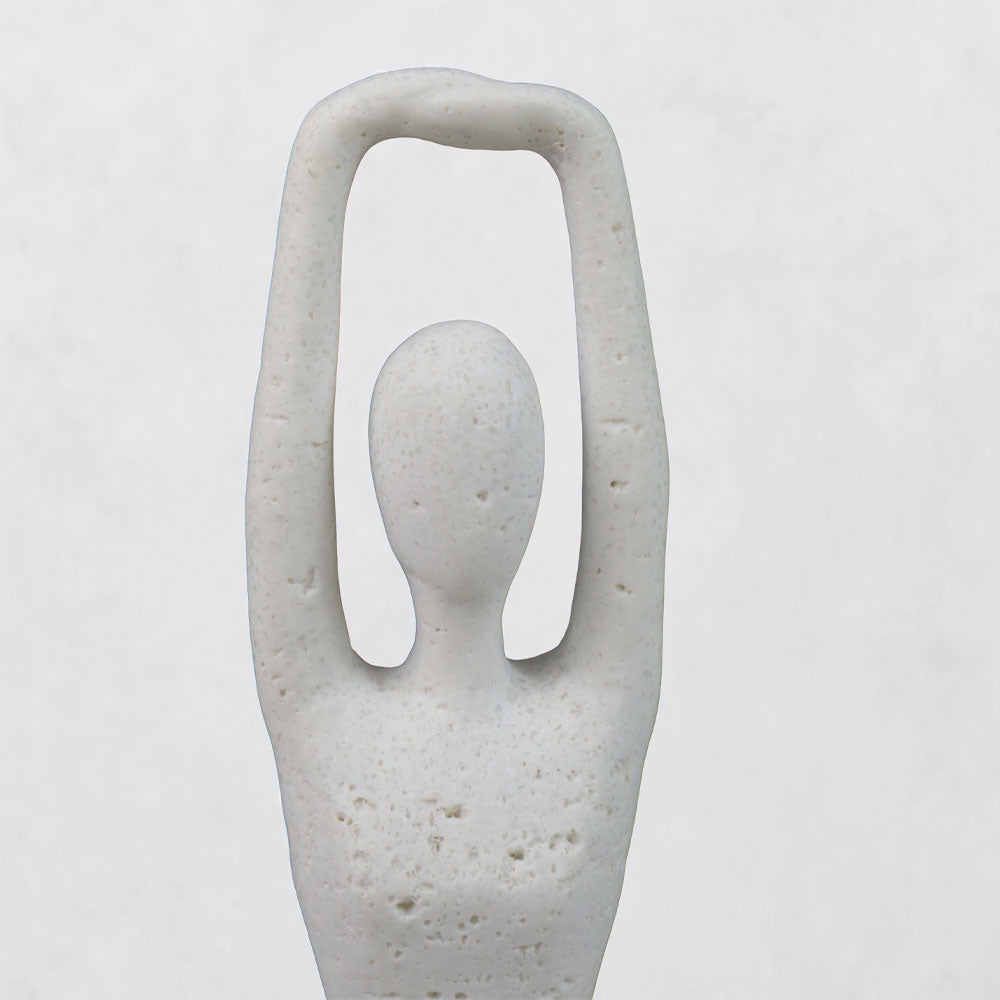 Figură decorativă SKELLUND 02, 13 × 8 × 21 cm — imagine 2