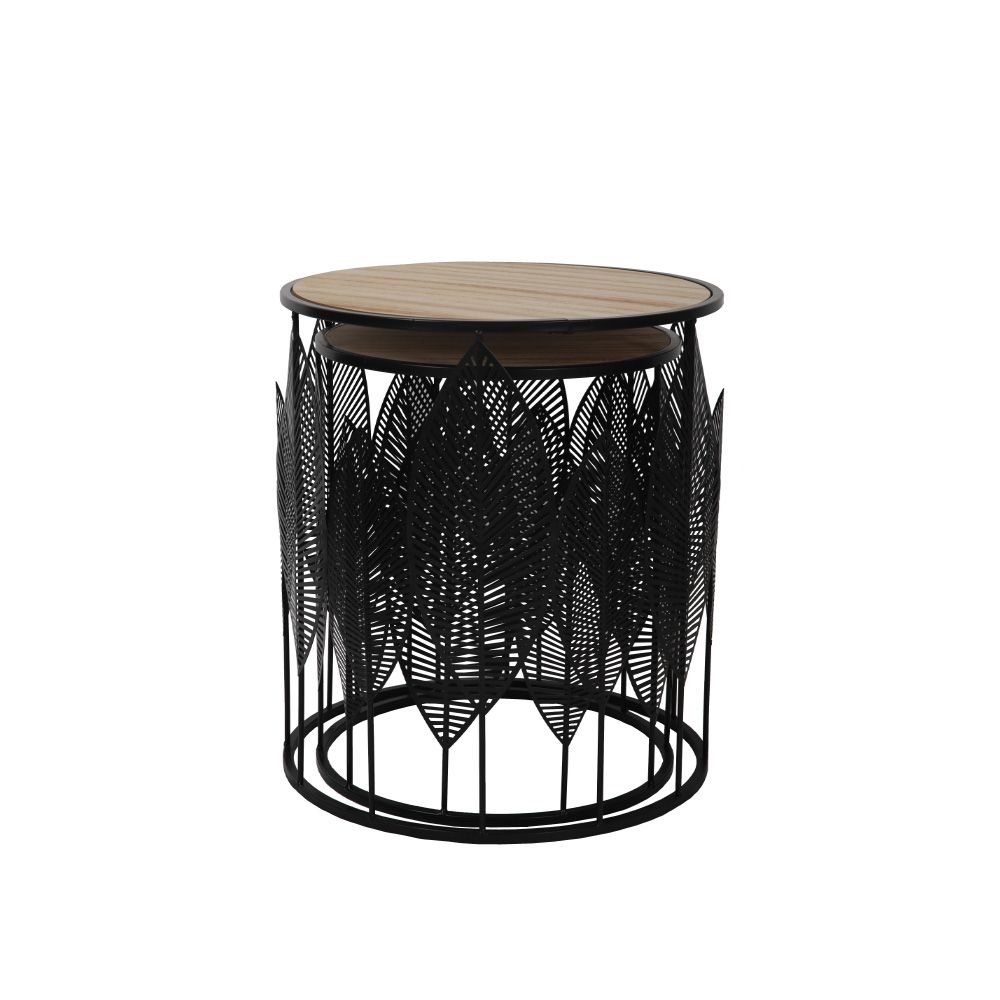 Set 2 masute de cafea JUNGLE 33/40CM