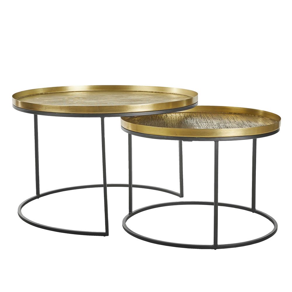 Set 2 masute de cafea BIRKENS 61/76 CM