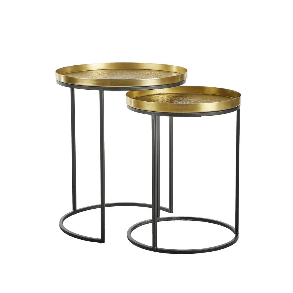 Set 2 masute de cafea BIRKENS 41/49 CM