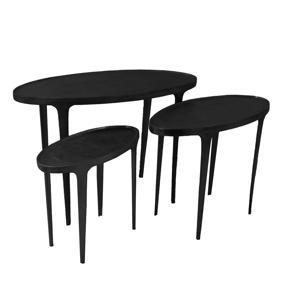 Set de 3 masute de cafea LANDER