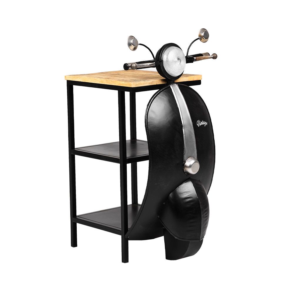 Masuta de cafea RALIO VESPA BLACK 61 x 45 x 85 CM