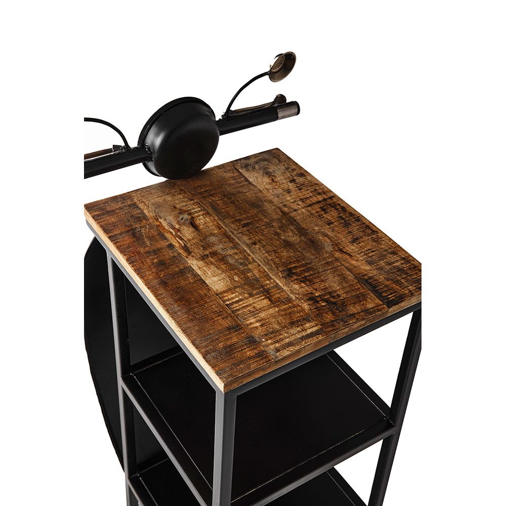 Masuta de cafea RALIO VESPA BLACK 61 x 45 x 85 CM