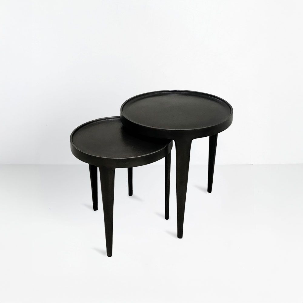 Set 2 masute de cafea BRIFORD Ø37/43 x 41/46 CM