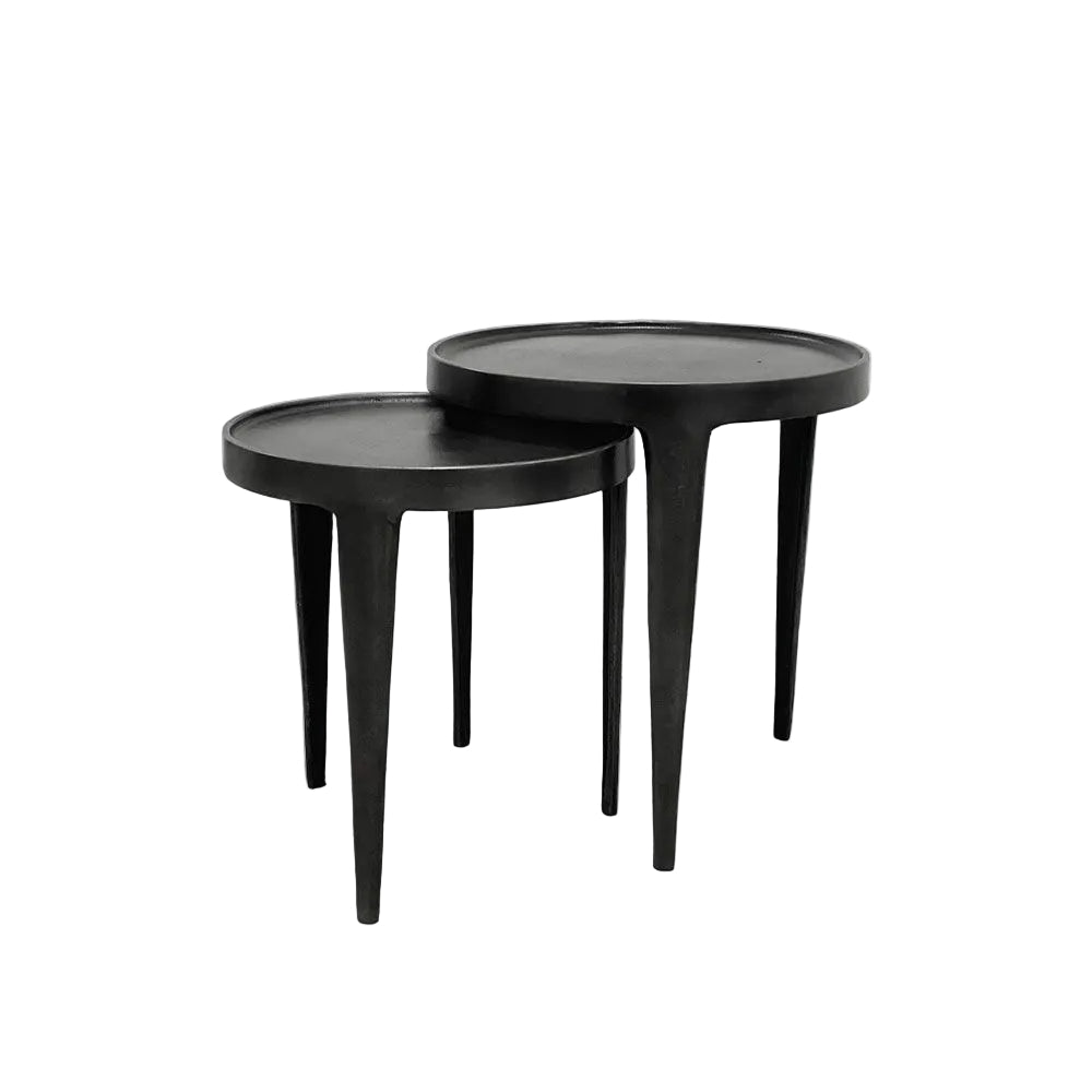 Set 2 masute de cafea BRIFORD Ø37/43 x 41/46 CM