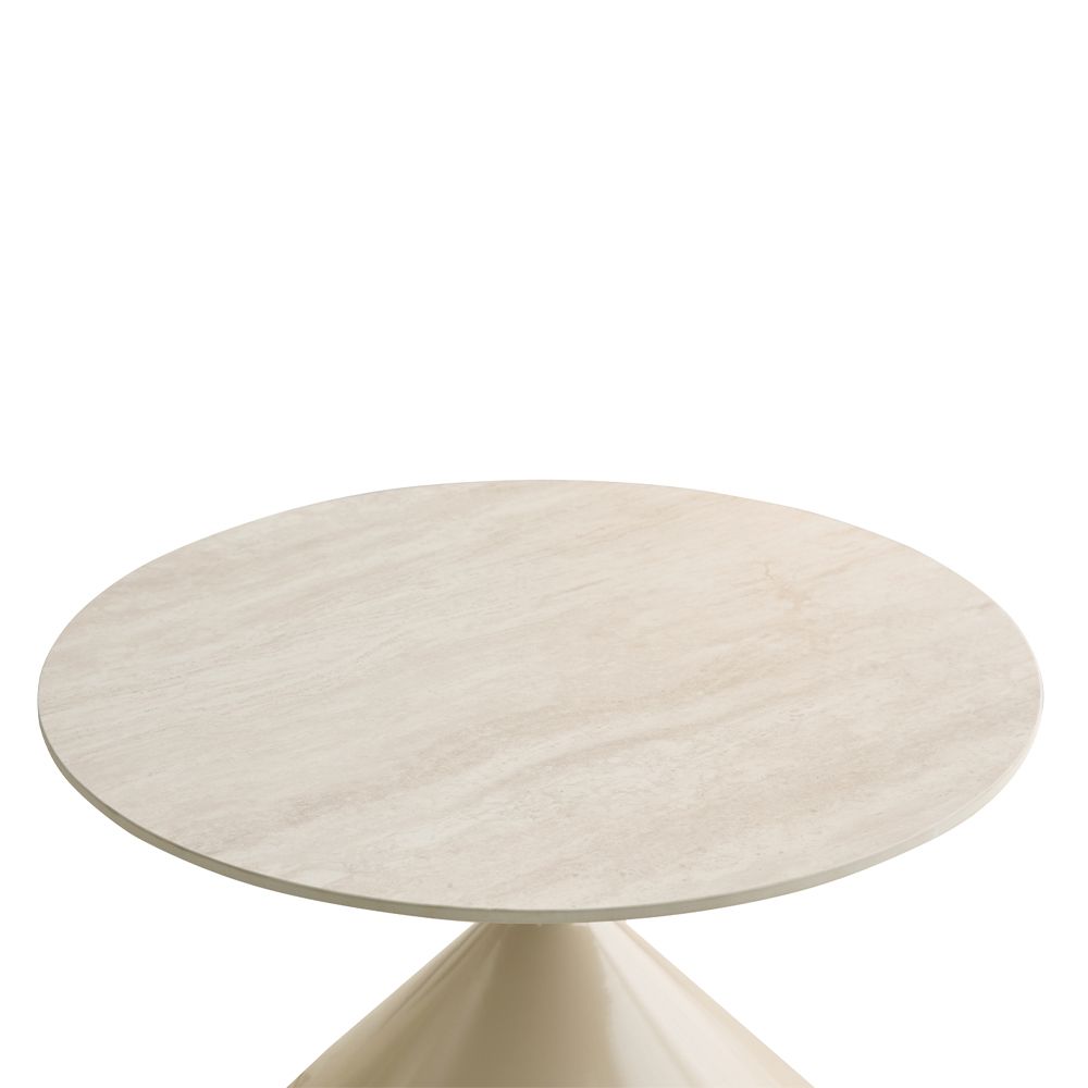 Set 2 masute de cafea CREVAL Ø50/70 x  54/40 CM