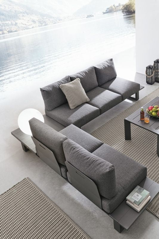 Set pentru exterior KONNOR CHARCOAL CORNER