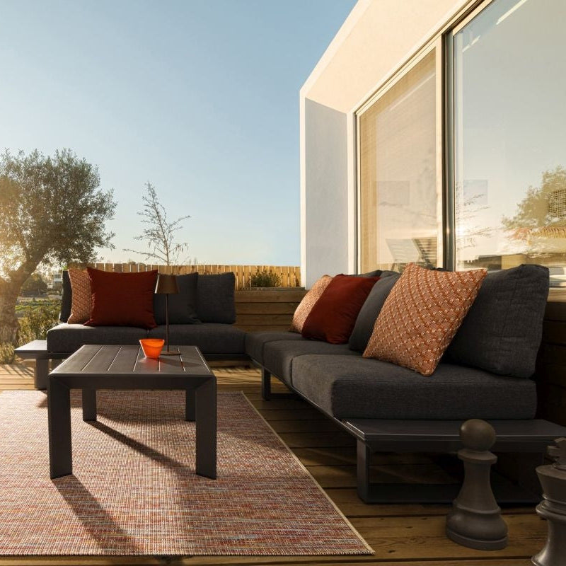 Set pentru exterior KONNOR CHARCOAL CORNER