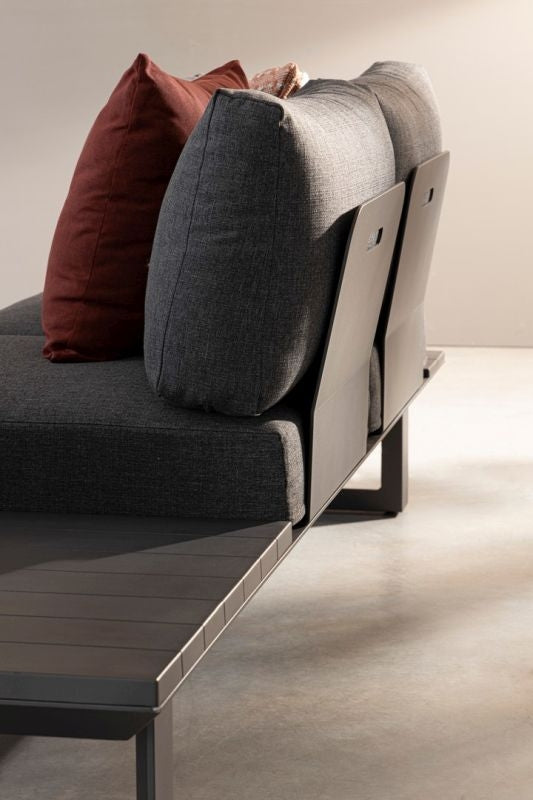 Set pentru exterior KONNOR CHARCOAL CORNER
