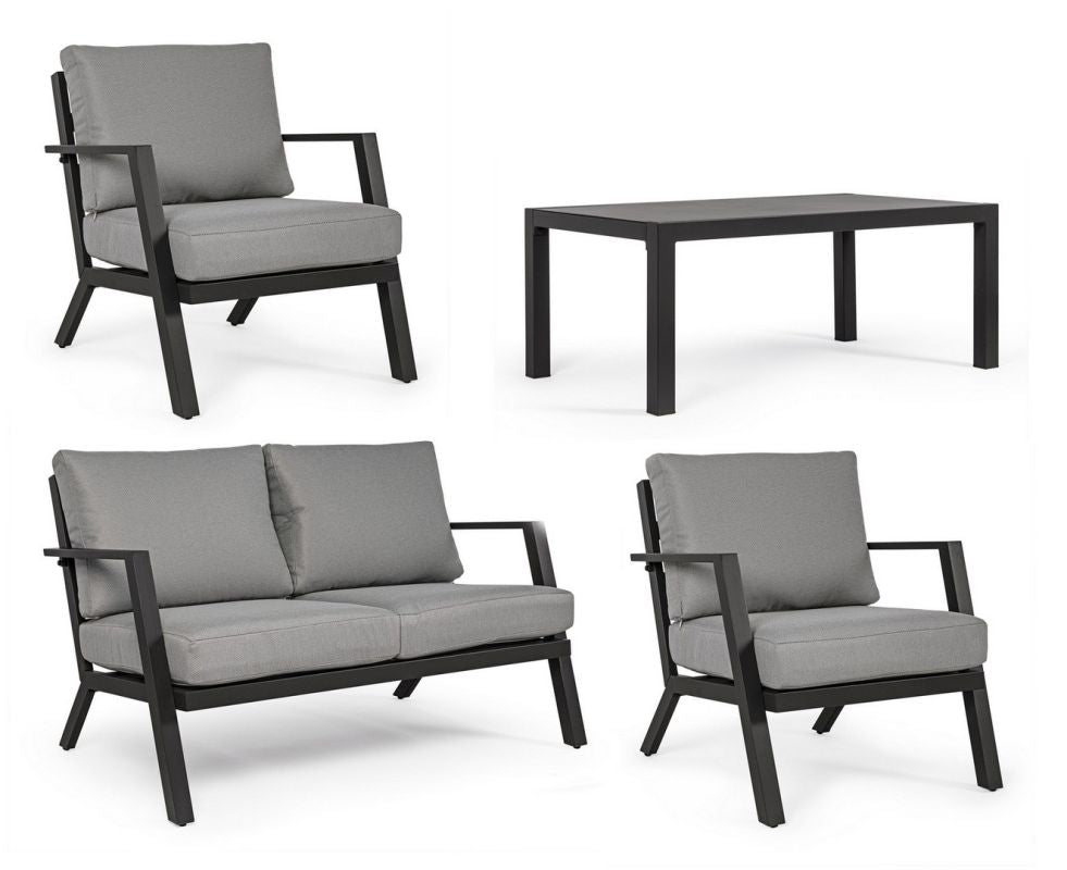 Set pentru exterior HARLEY CHARCOAL 4PCS