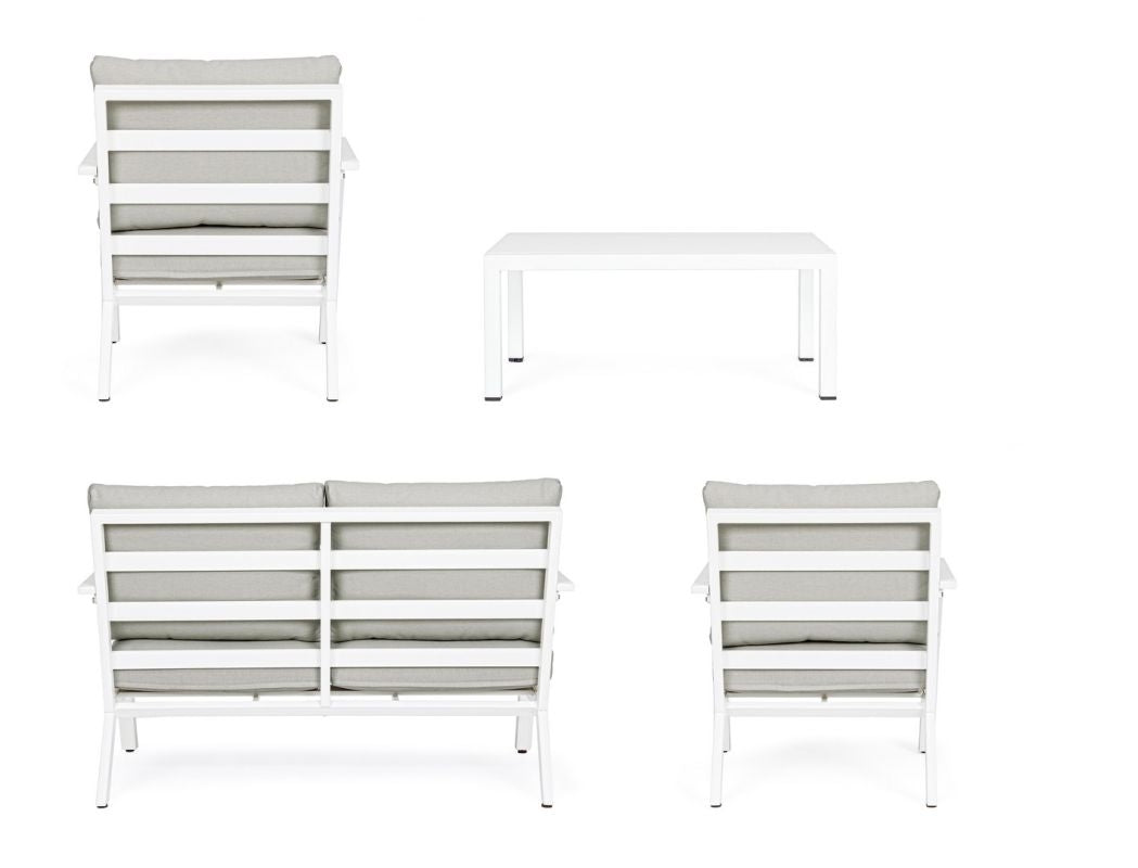 Set pentru exterior HARLEY WHITE 4PCS
