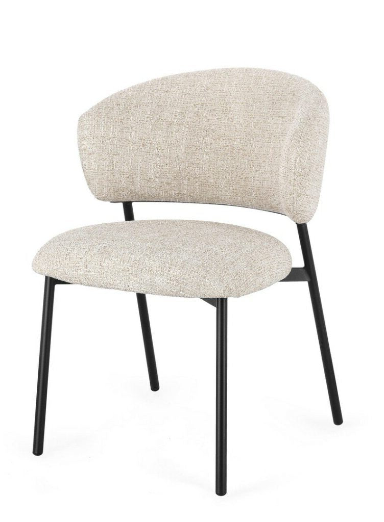 Scaun PRISCA BLACK/SAND
