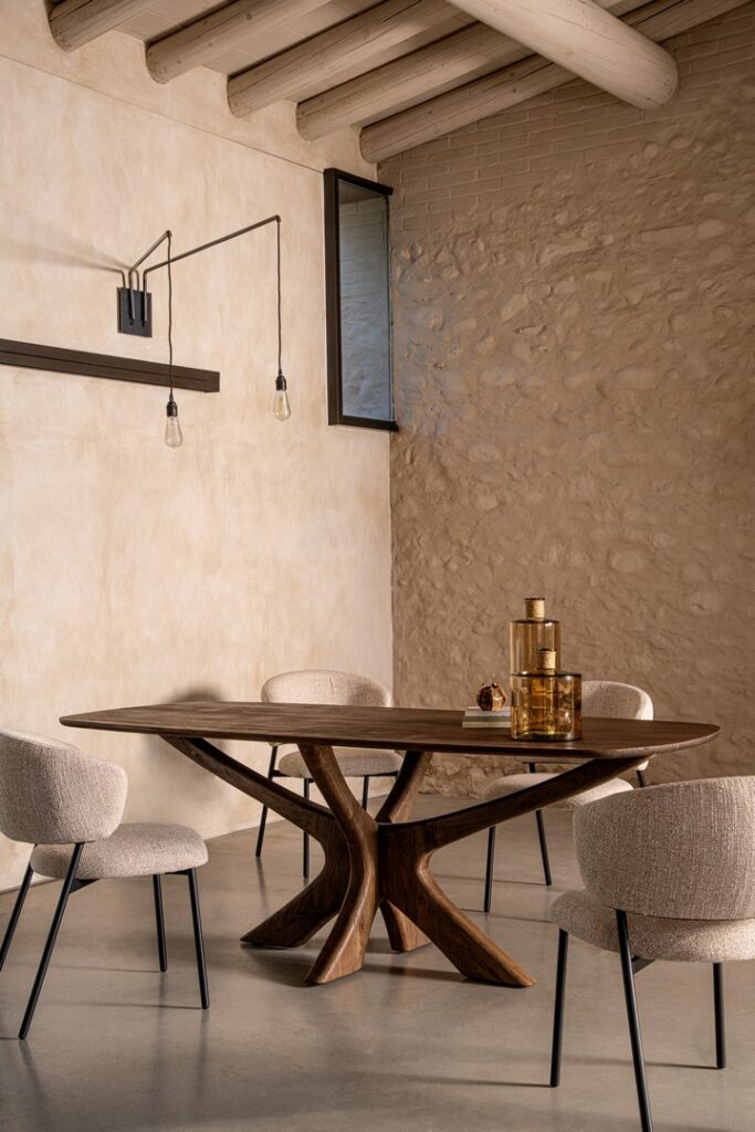 Scaun PRISCA BLACK/SAND