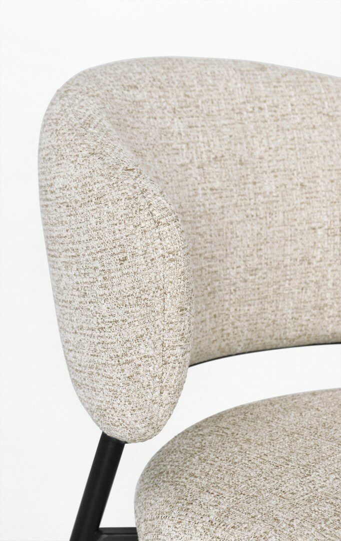 Scaun PRISCA BLACK/SAND