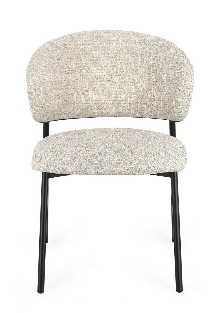 Scaun PRISCA BLACK/SAND