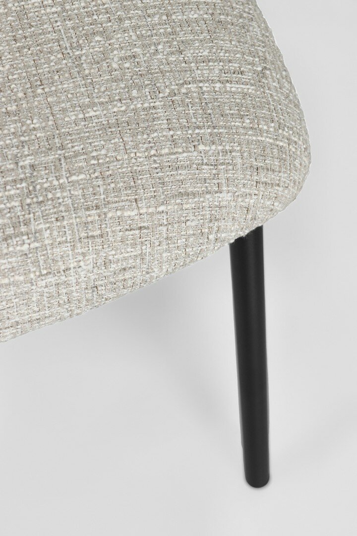 Scaun PRISCA BLACK/ROCK