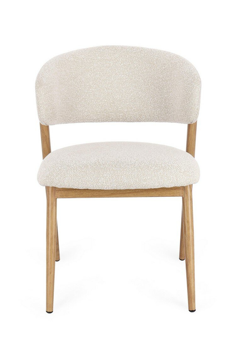 Scaun CASSANDRA NATURAL/LINEN