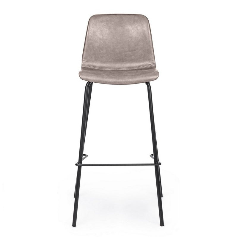 Scaun de bar KYRA BEIGE VINTAGE PU H75 CM