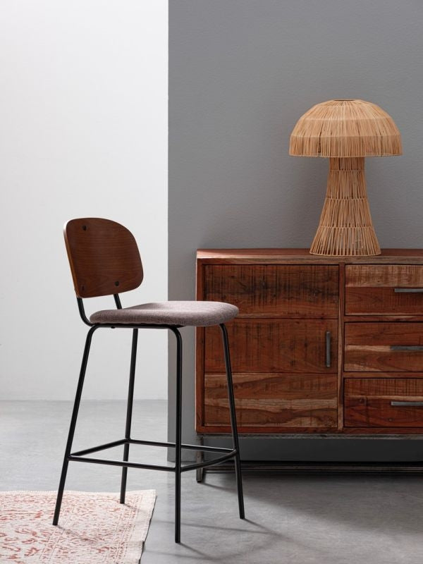 Scaun de bar SIENNA GREY H67 CM