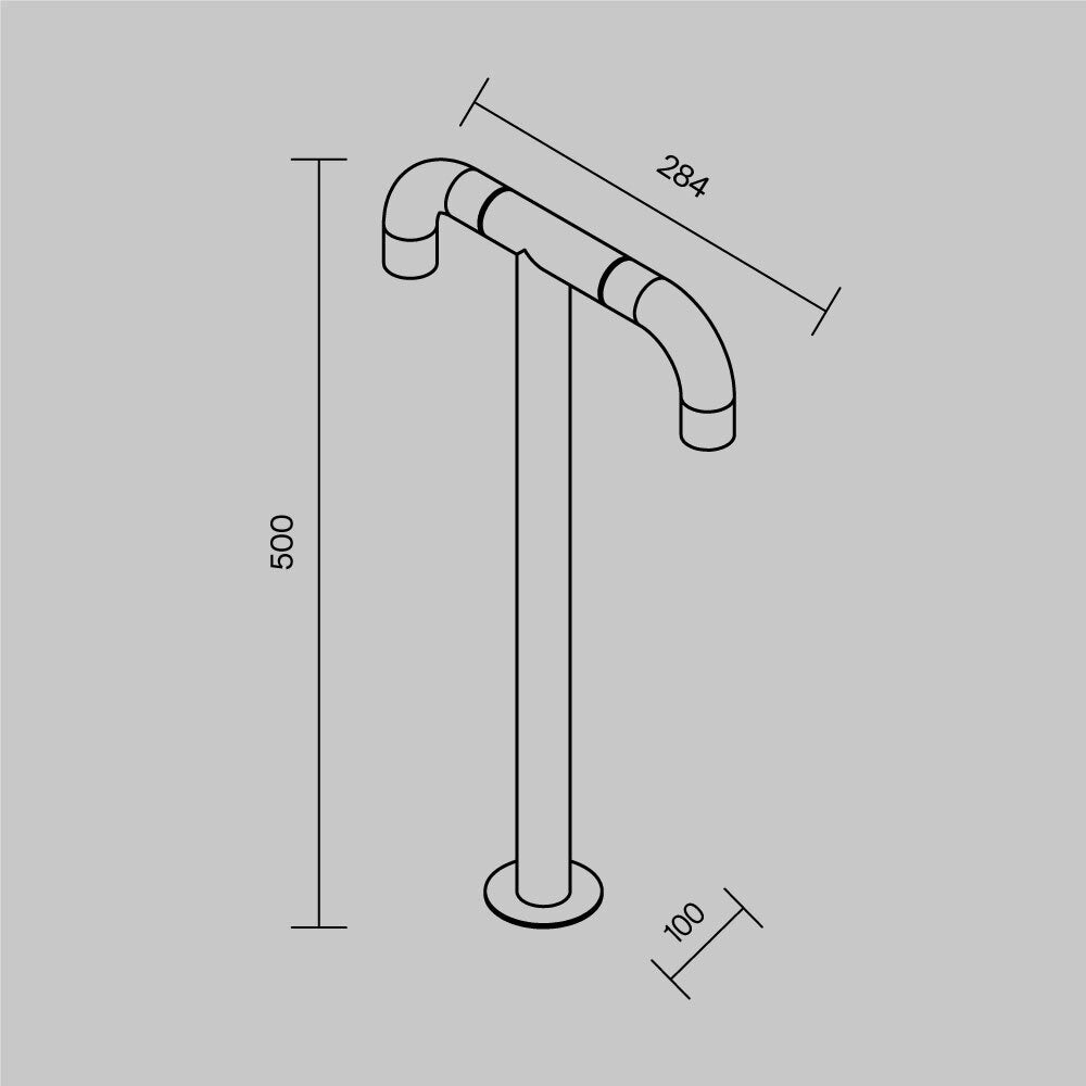 Lampa stativa SLEEK DOUBLE