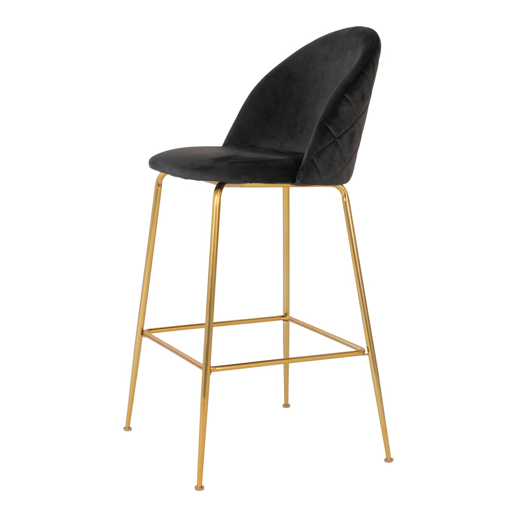 Scaun de bar SILVRA VELVET H76 CM