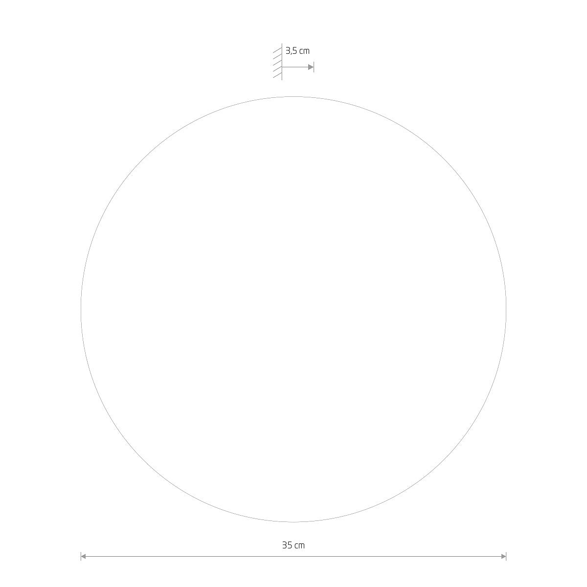 Aplica de perete FALUNA WOOD GOLD