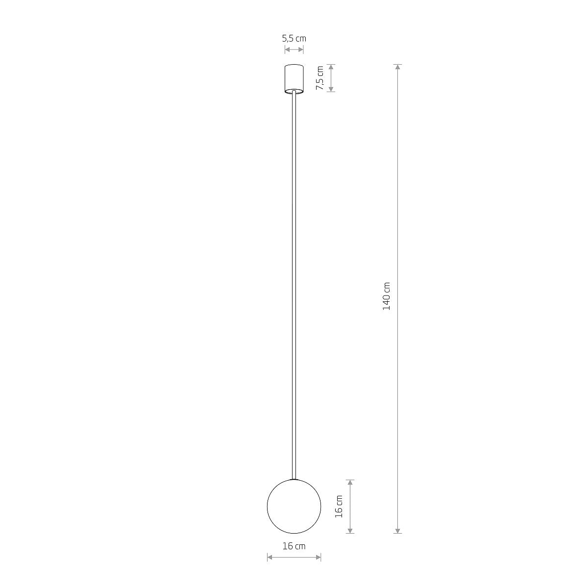 Lampa suspendata DOREMA L