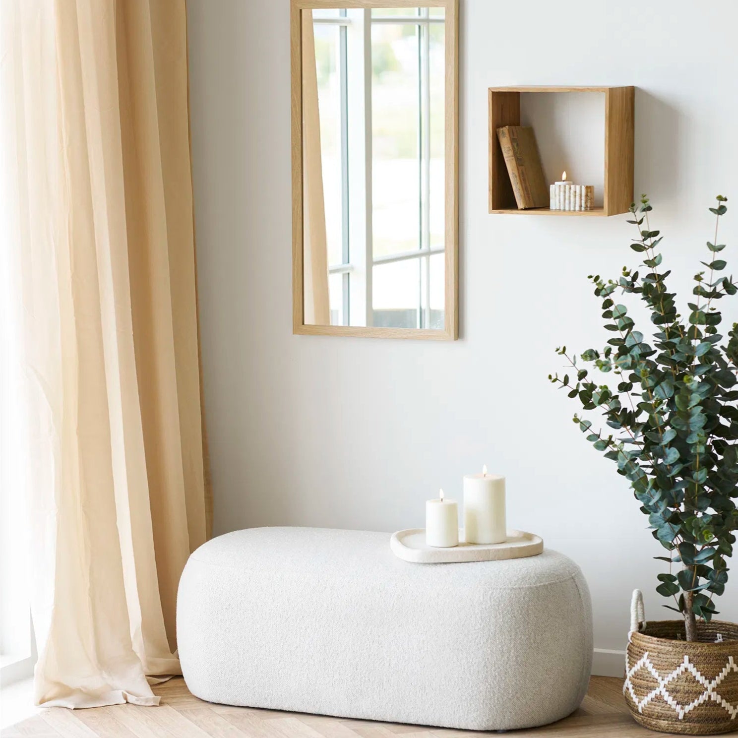 Bancuta FERNA BOUCLE 100 x 50 CM