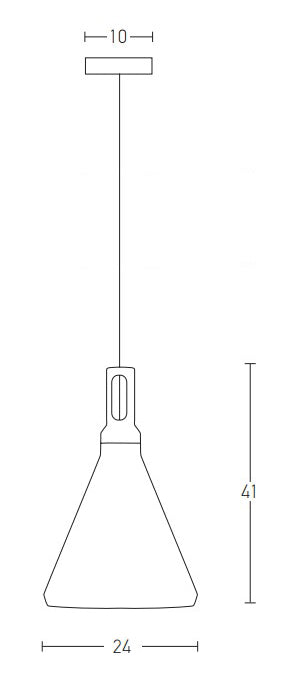 Lampa suspendata TERIV 24CM