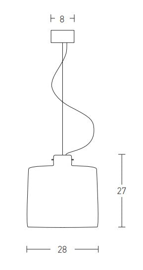 Lampa suspendata NORETA