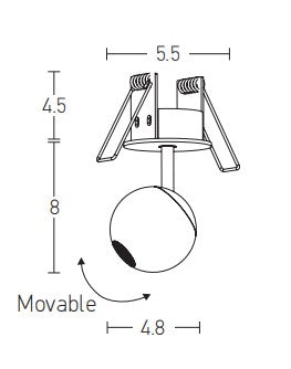 Spot incastrat AMIRANA