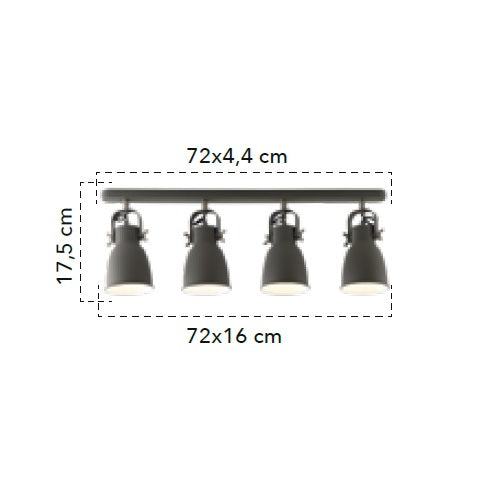 Aplică de tavan GRIGO 4