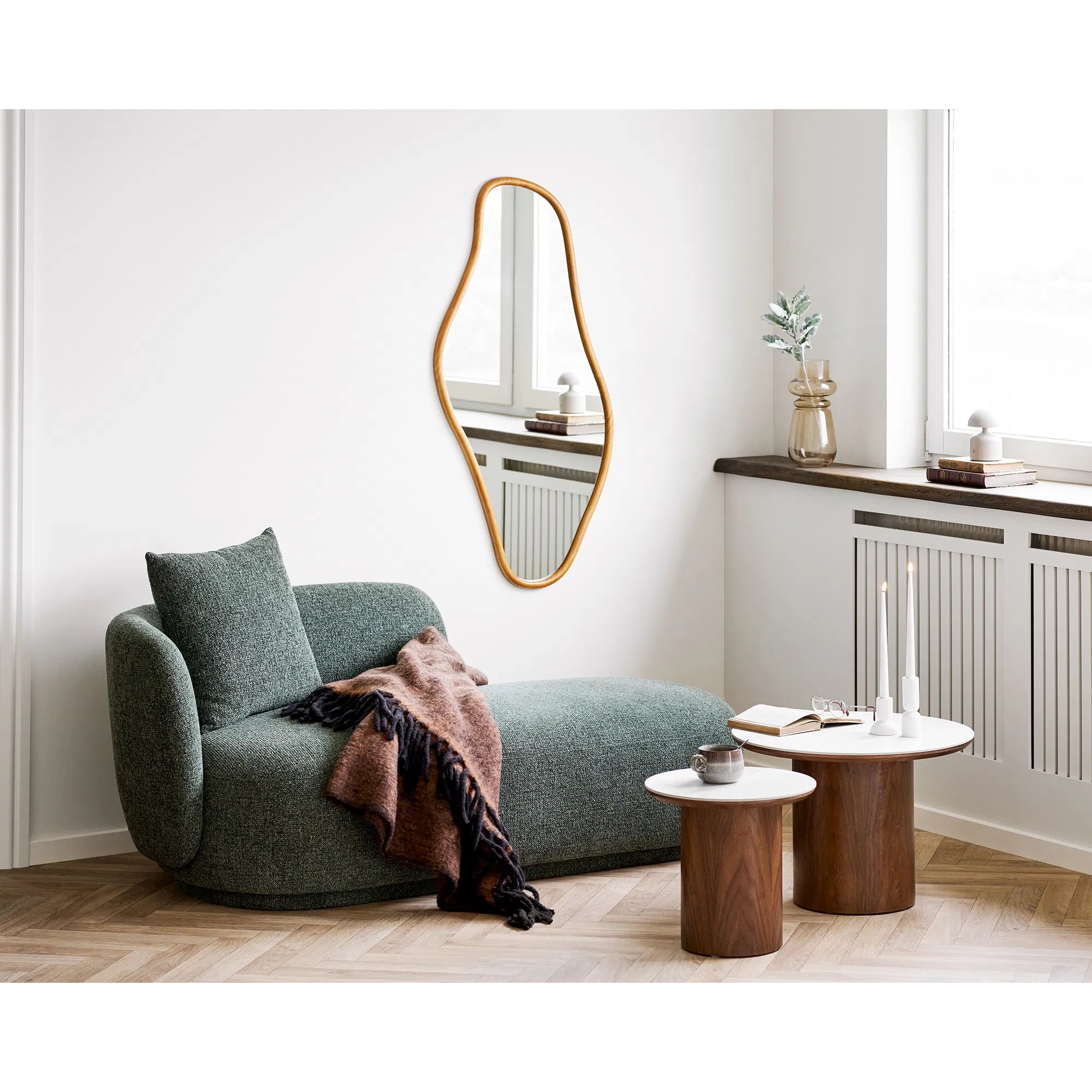 Masuta de cafea ASGARD BROWN ø40x38 CM