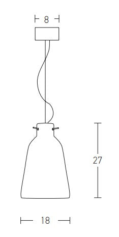 Lampa suspendata ARLINA