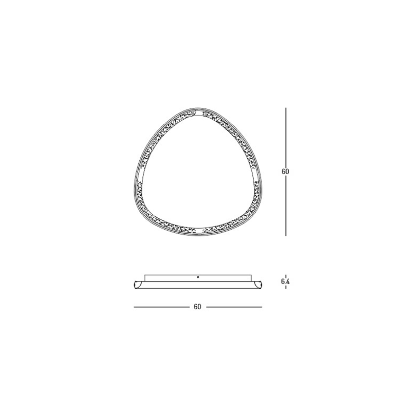 Plafoniera dimabila VELIRA 32W