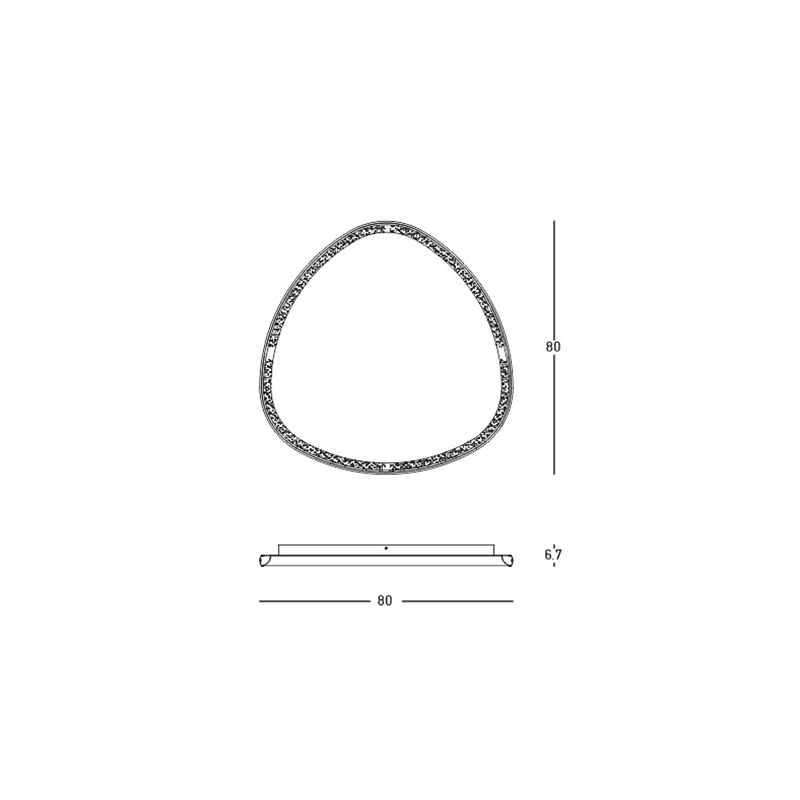 Plafoniera dimabila VELIRA 39W