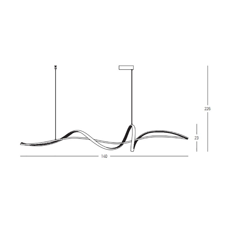 Lampa suspendata dimabila BELFAST