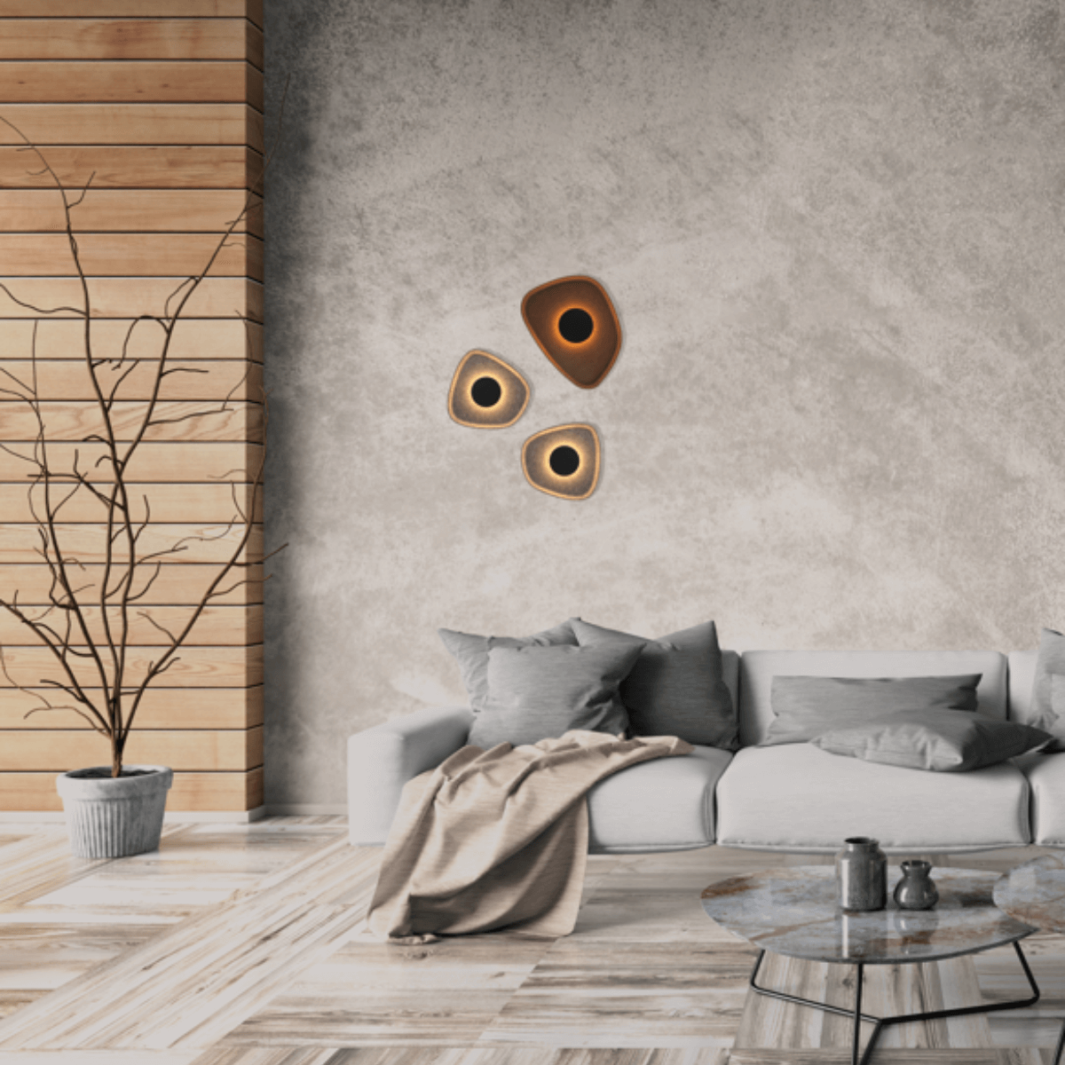 Aplica de perete ACOSTIC BROWN