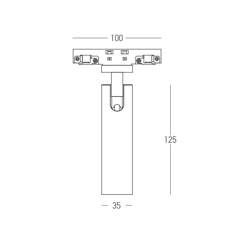 Proiector sina magnetica ultra silm 3MM MAKA WHITE
