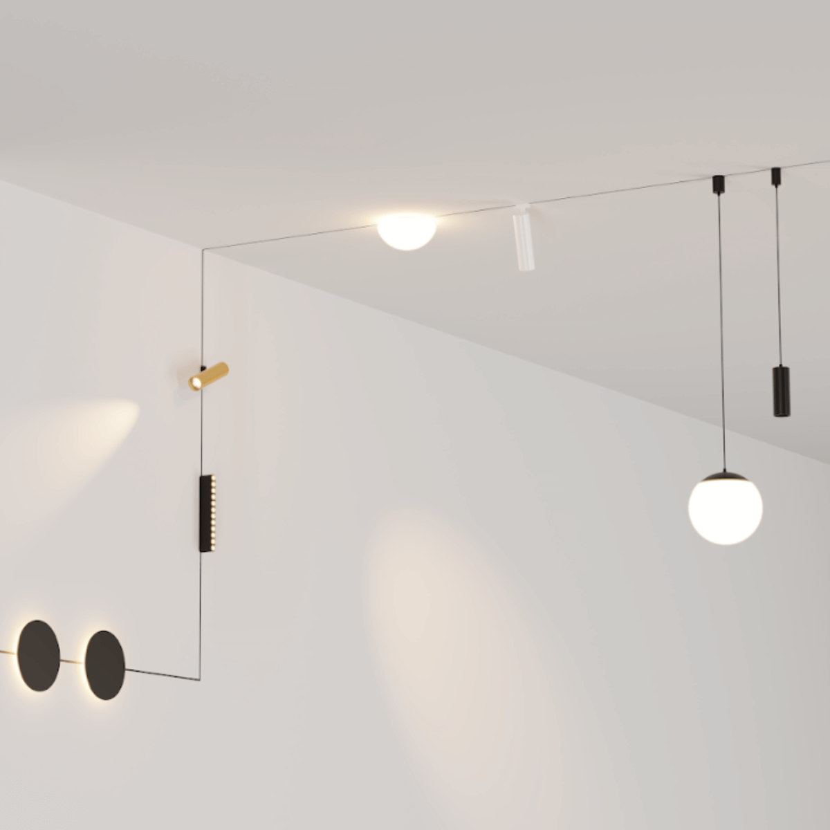 Proiector sina magnetica ultra silm 3MM MAKA WHITE