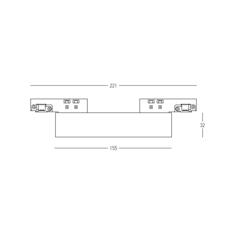 Proiector sina magnetica ultra silm 3MM RADA