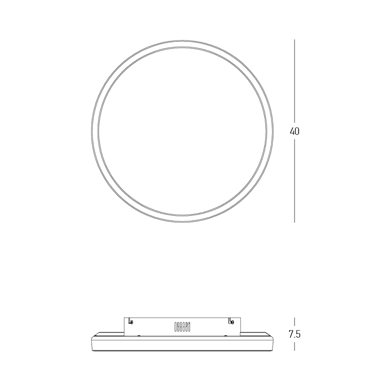 Plafoniera MAVON 27W