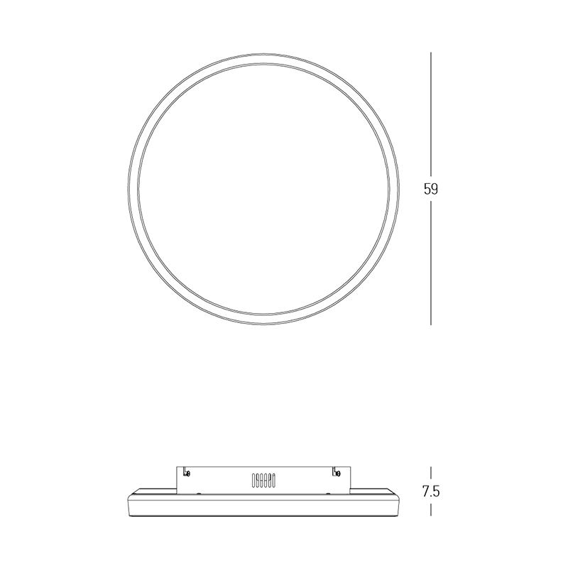 Plafoniera MAVON 41W