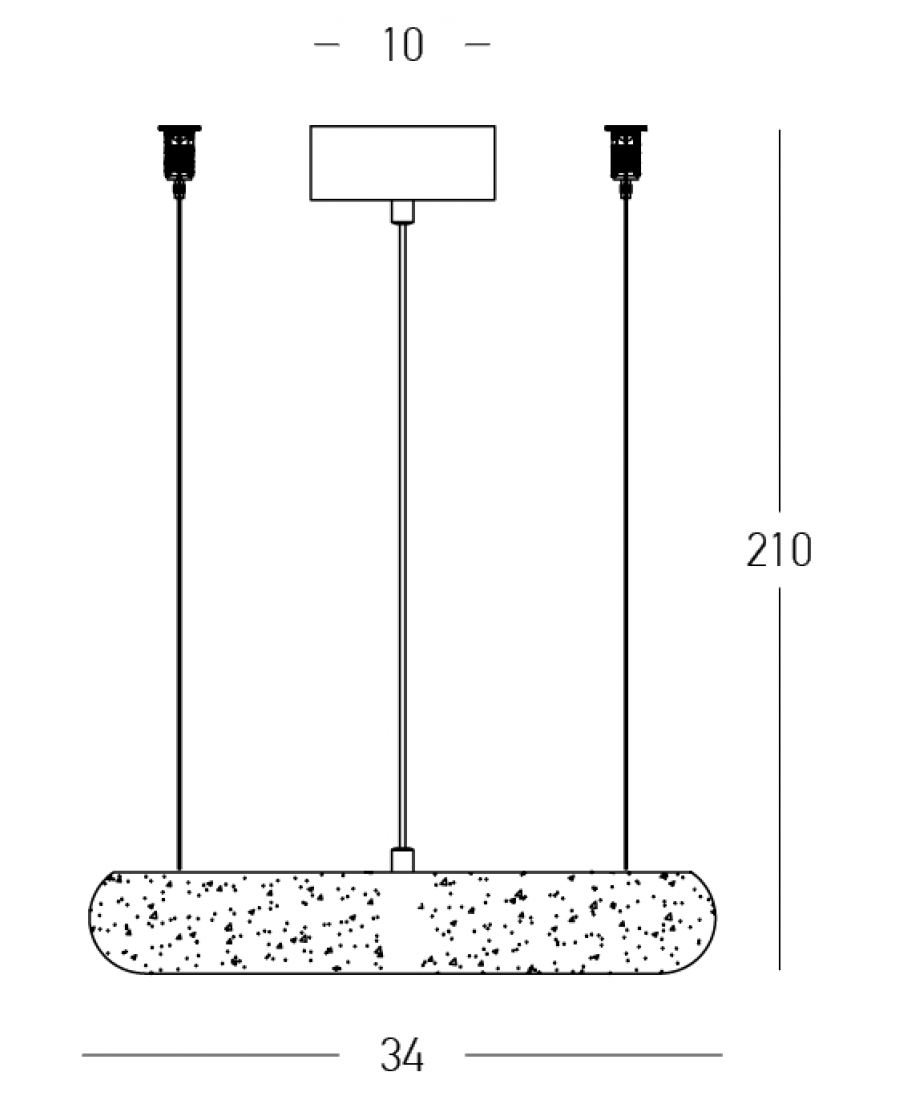Lampa suspendata dimabila SERIATE
