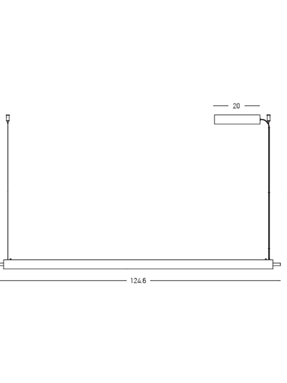 Lampa suspendata dimabila VARENS LINE