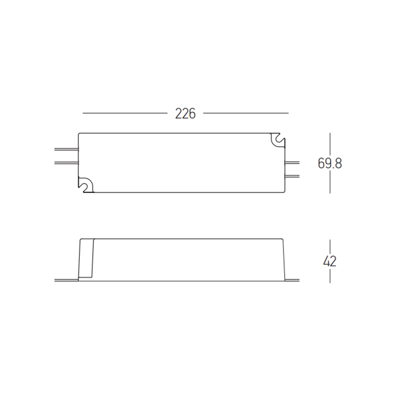 Driver DALI-PUSH BUTTON 100W | 48V  pentru sina magnetica  ULTRA SLIM 3MM