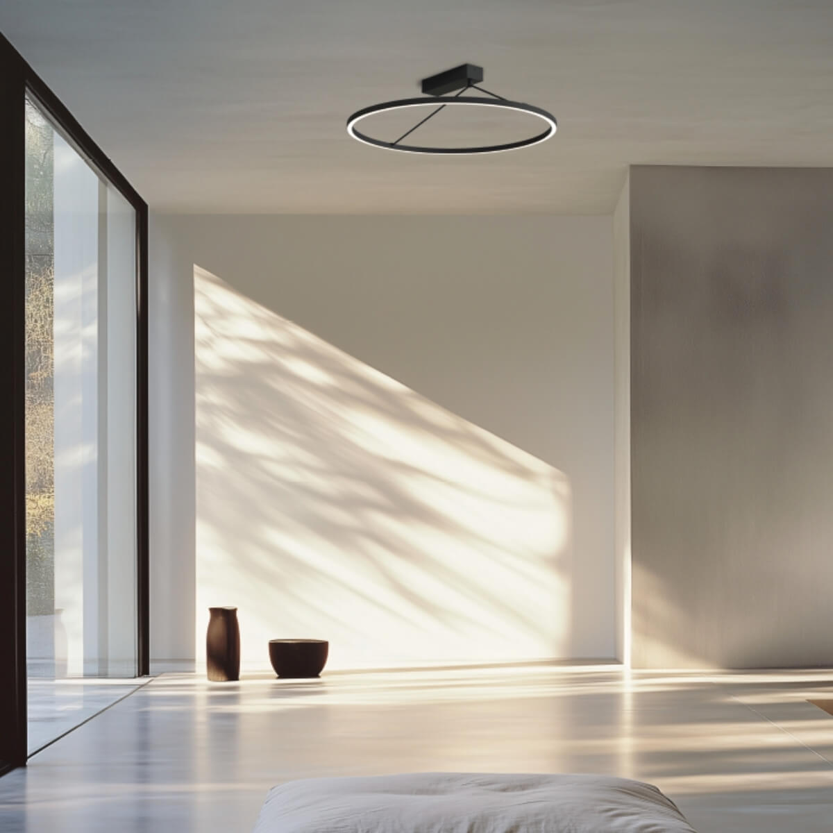 Plafoniera STRAVEN BLACK